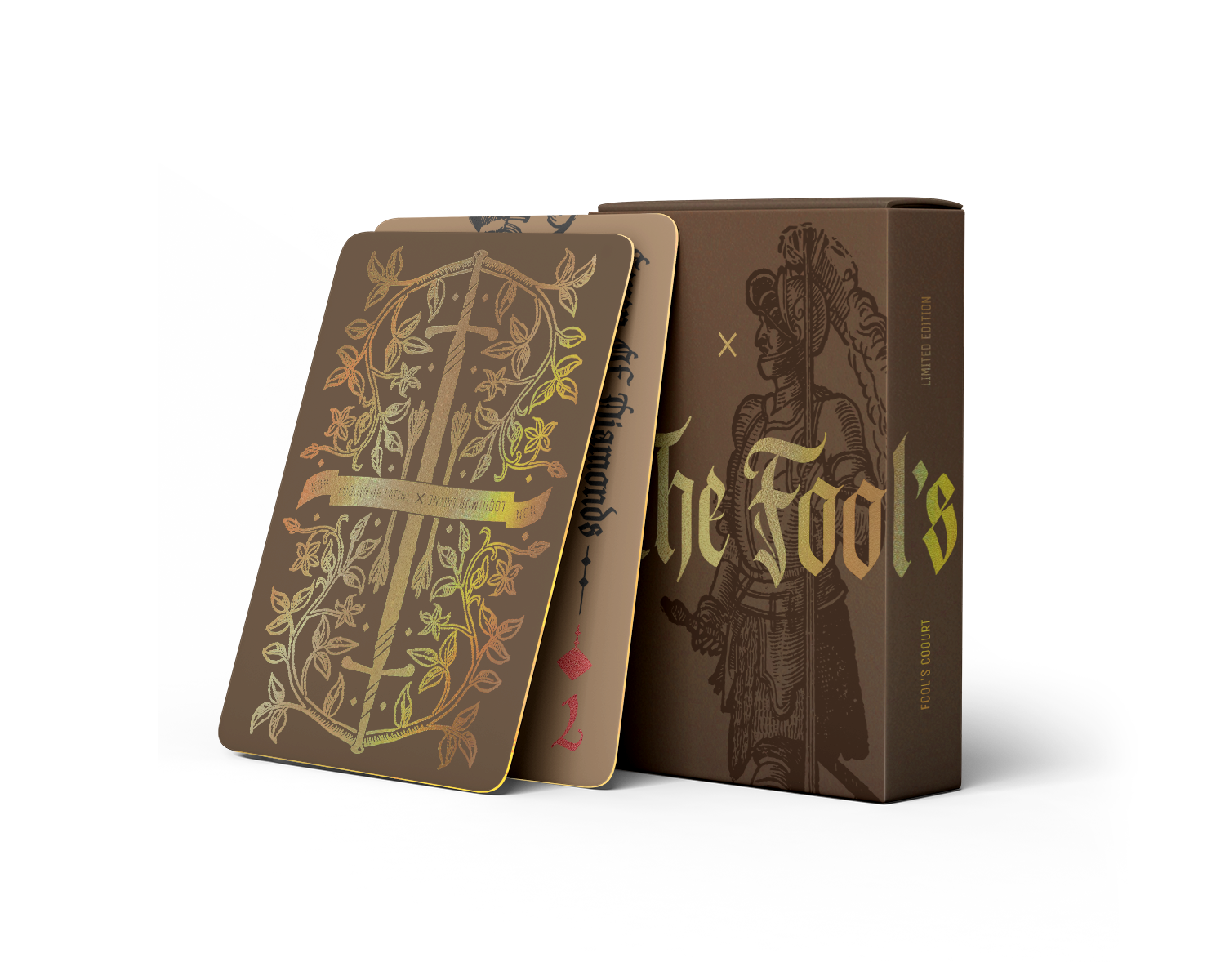 A Deck of cards with medieval styling