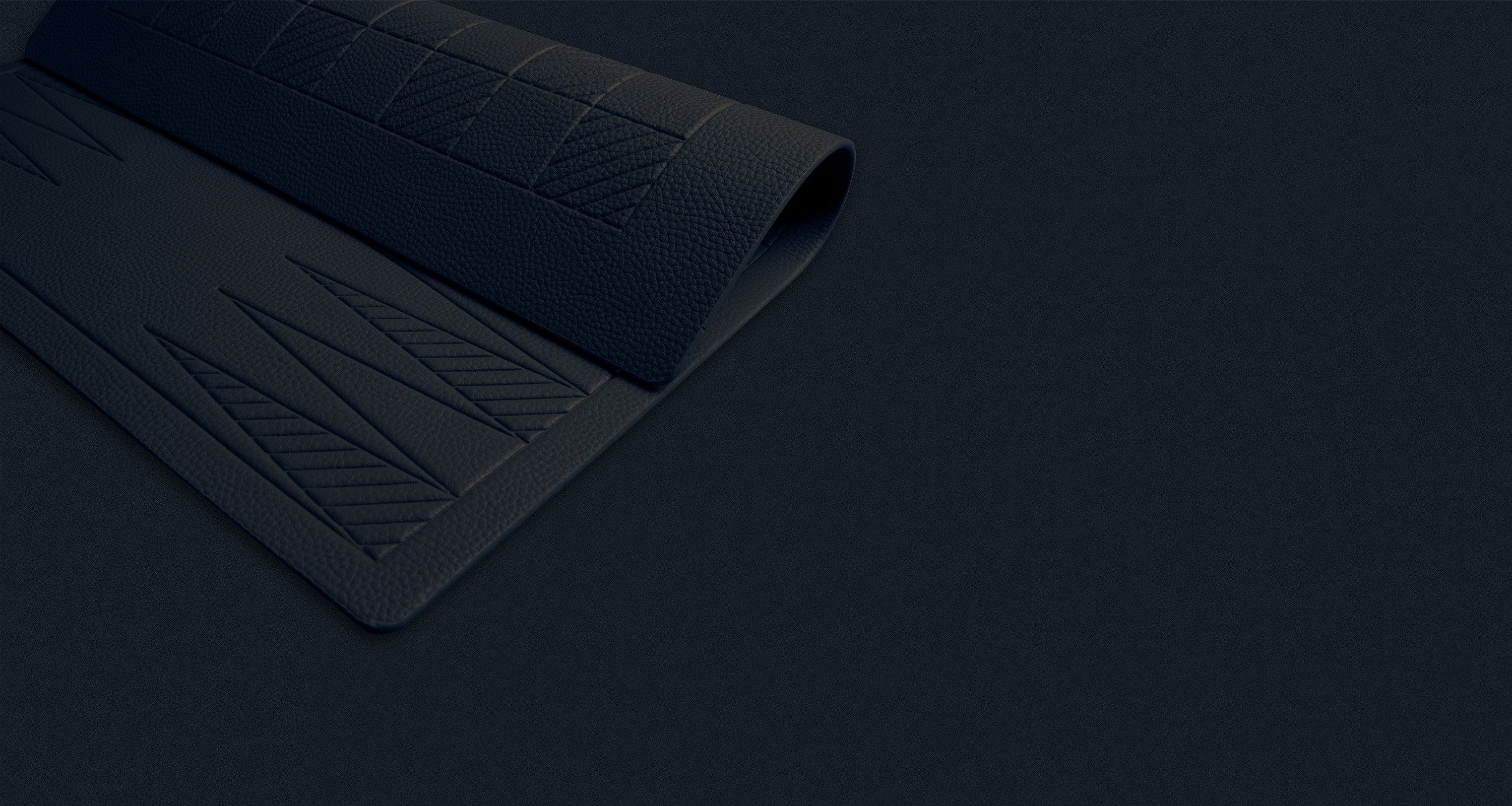 A flexible backgammon and checkers board in a slate color