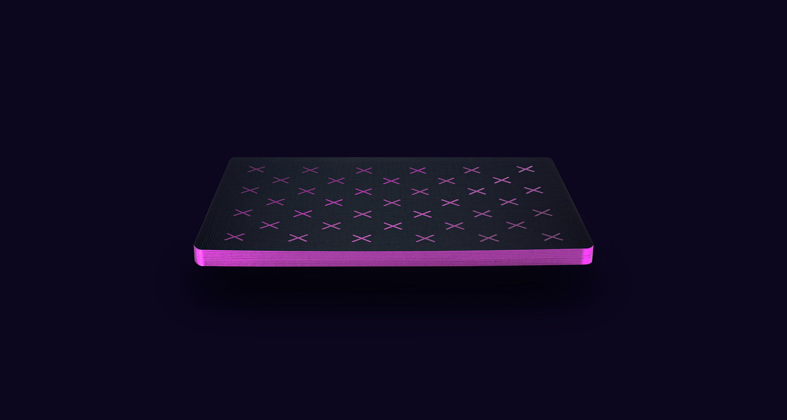 A card back on a table